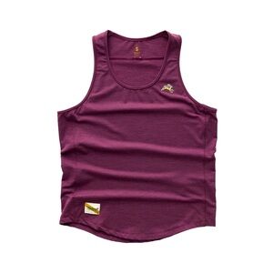NWT Tracksmith Session Tank in aubergine